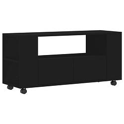 Foto van The living store tv-meubel s - tv-meubel - 102 x 34.5 x 43 cm - zwart