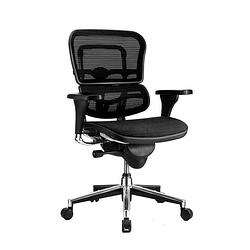 Foto van Comfort bureaustoel ergohuman classic (zonder hoofdsteun) - mesh zitting - zwart