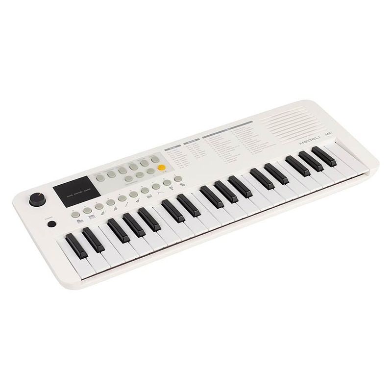 Foto van Medeli mk1/wh nebula kinderkeyboard wit