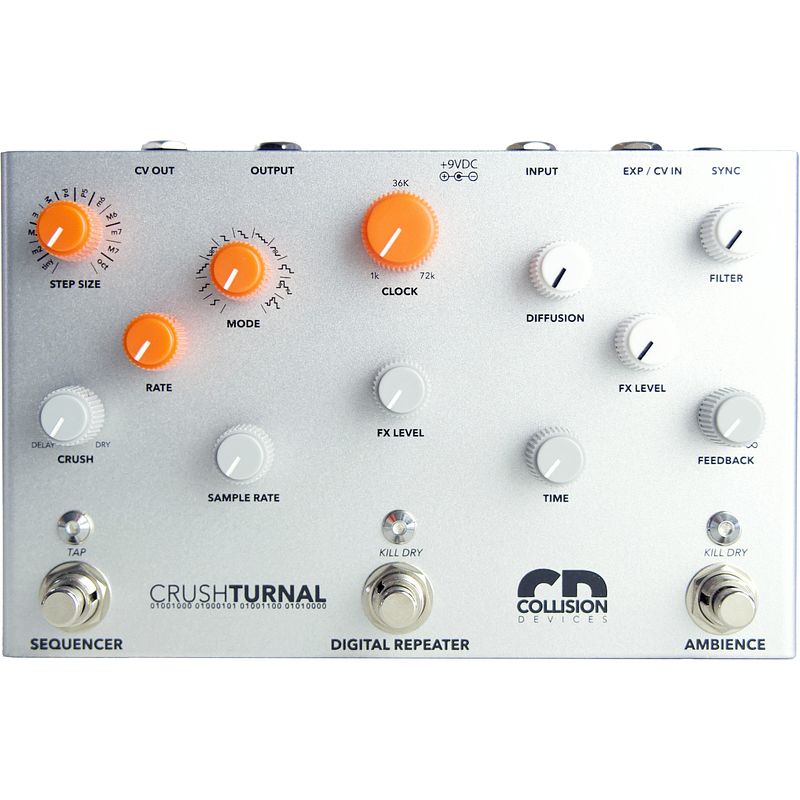 Foto van Collision devices crushturnal digital delay / sample reducer / reverb / clock sequencer