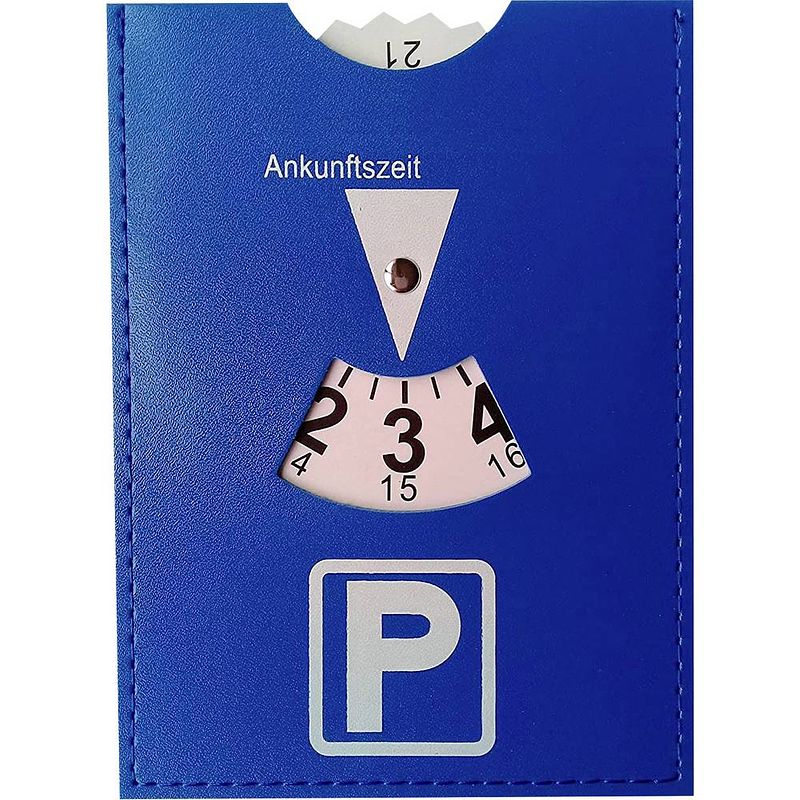 Foto van Iwh 007416 parkeerschijf 15 cm x 11 cm x 0.2 mm kunstleer