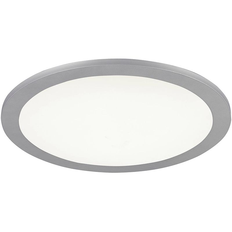 Foto van Led plafondlamp wiz - smart led - trion alineon - slimme led - dimbaar - aanpasbare kleur - 15w - mat titaan - rond