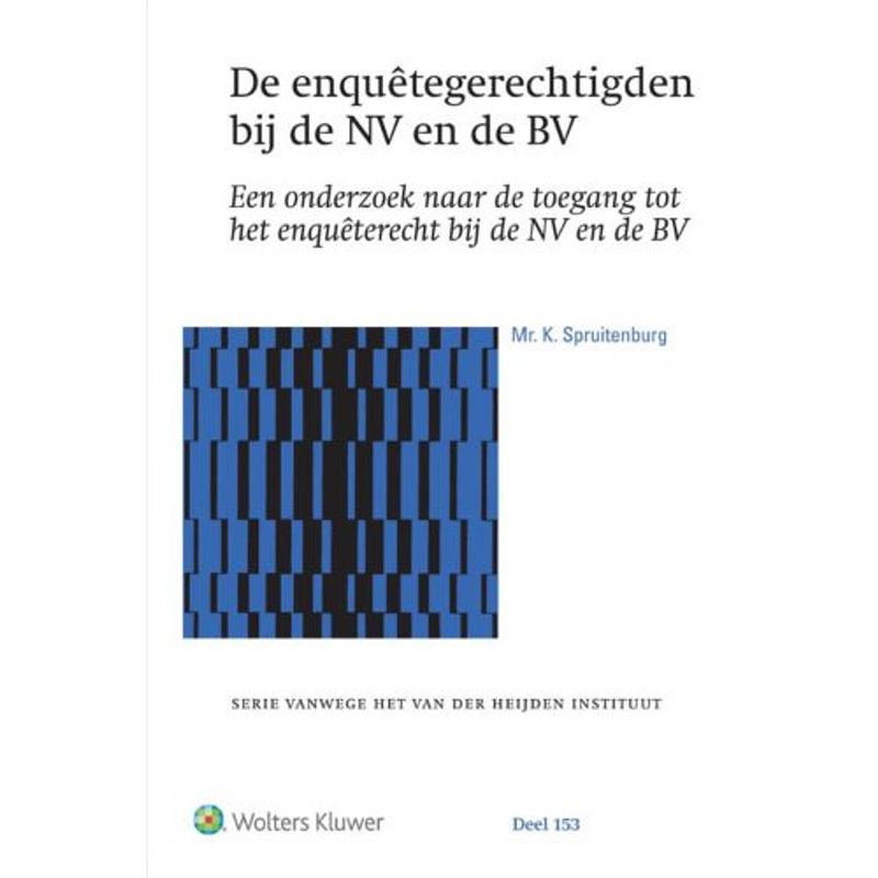 Foto van De enquêtegerechtigden bij de nv en de bv - serie