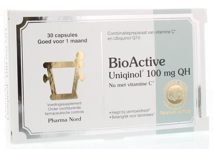 Foto van Bioactive q10 uniqinol 100mg capsules