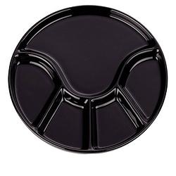 Foto van Set van 4 - fonduebord 21,5 cm, zwart - kela anneli