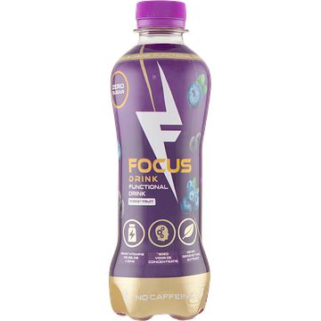 Foto van Focus functional drink bosvruchtensmaak zero sugar 330ml bij jumbo