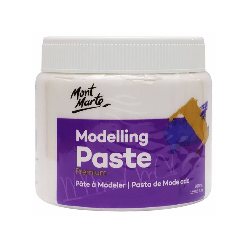 Foto van Mont marte® premium modelling paste 500 ml - modelleer pasta schilderen