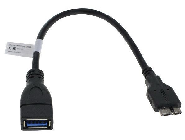 Foto van Adapterkabel micro-usb 3.0 - otg (on-the-go) voor samsung