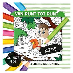 Foto van Van punt tot punt in het bos