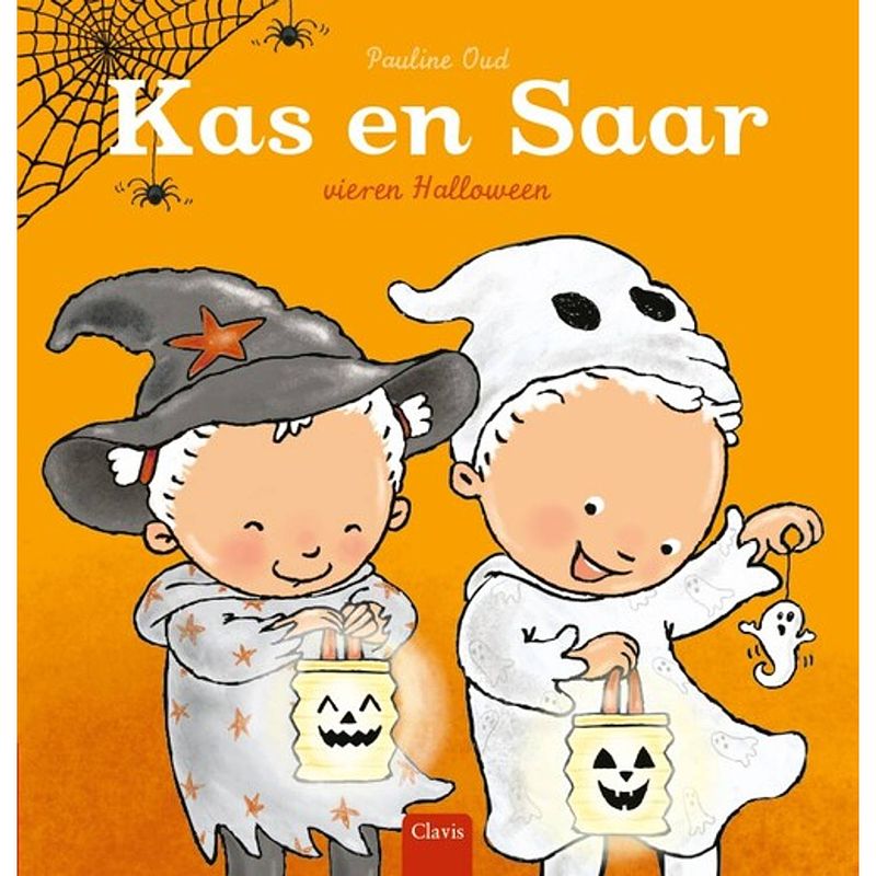 Foto van Kas en saar vieren halloween