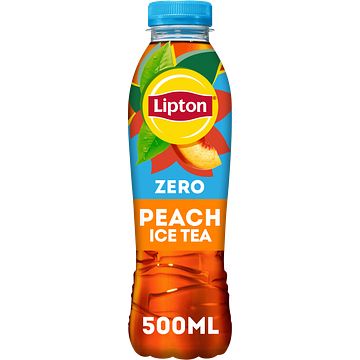 Foto van Lipton ice tea peach zero sugar 500ml bij jumbo