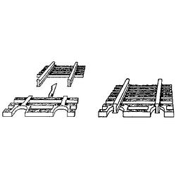 Foto van 22215 n fleischmann rails (zonder ballastbed) flexrails, eindstuk