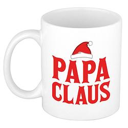 Foto van Papa claus koffiemok / theebeker kerstcadeau vader 300 ml - bekers
