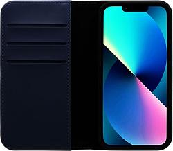 Foto van Bluebuilt apple iphone 13 pro book case leer blauw