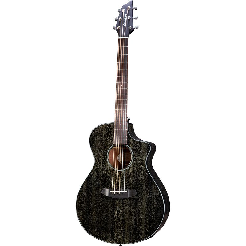 Foto van Breedlove eco collection rainforest s concert black gold elektrisch-akoestische westerngitaar