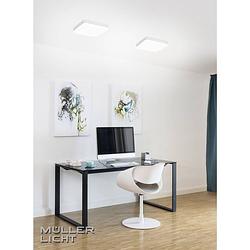 Foto van Müller-licht milex 20500085 led-plafondlamp met bewegingsmelder voor badkamer 24 w warmwit wit