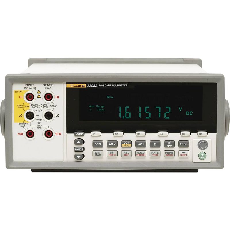 Foto van Fluke calibration 2802385 bench multimeter digitaal cat i 1000 v, cat ii 600 v weergave (counts): 200000