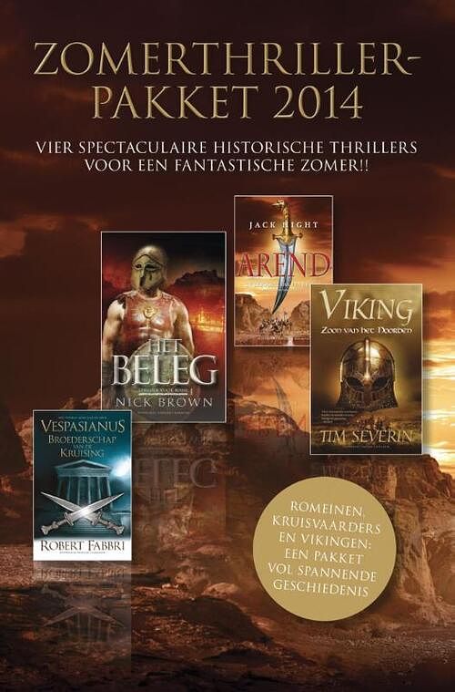 Foto van Zomerthrillerpakket - jack hight, nick brown, robert fabbri, tim severin - ebook (9789045206073)