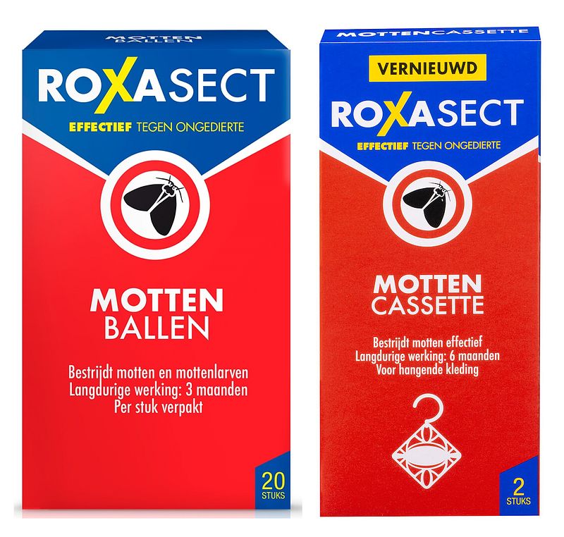 Foto van Roxasect anti-motten combipack - mottenballen en mottencassette