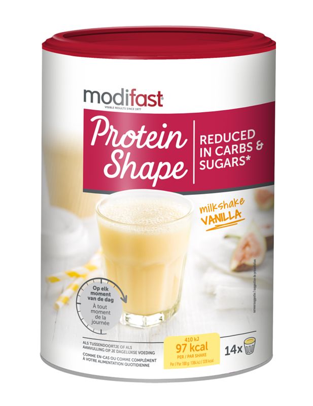 Foto van Modifast protein shape milkshake vanille