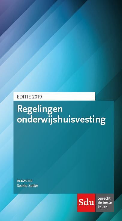 Foto van Regelingen onderwijshuisvesting - s satter - paperback (9789012403887)