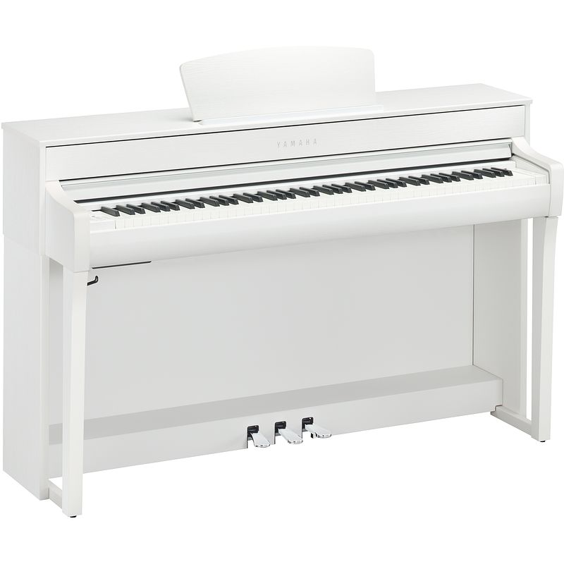 Foto van Yamaha clavinova clp-735wh digitale piano wit