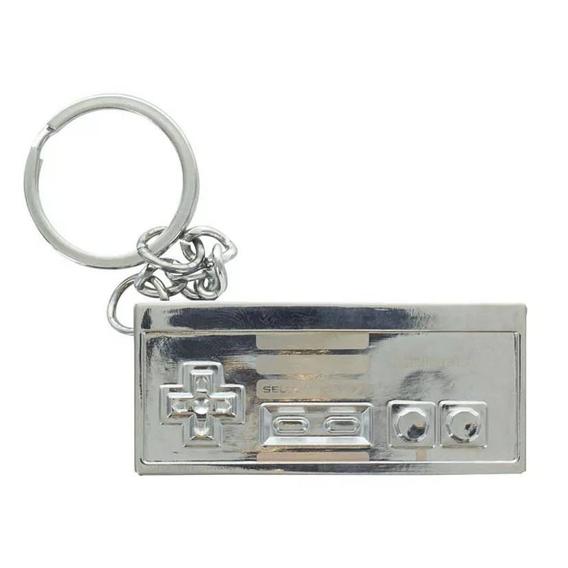 Foto van Paladone sleutelhanger nintendo nes 3d 5,5 cm zilver