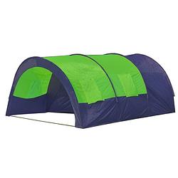 Foto van Vidaxl tent 6-persoons polyester blauw en groen