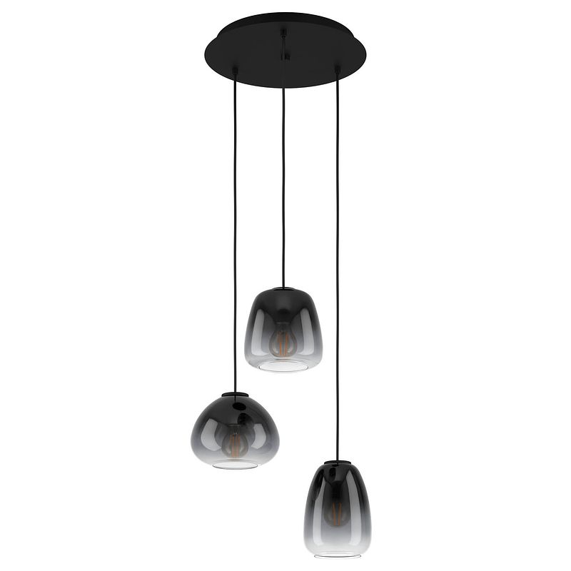 Foto van Eglo aguilares hanglamp - e27 - ø 43 cm - zwart