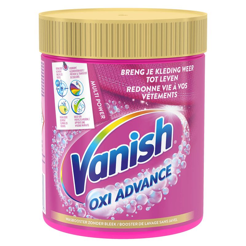 Foto van Vanish oxi advance colour safe wasbooster poeder - 470 gr