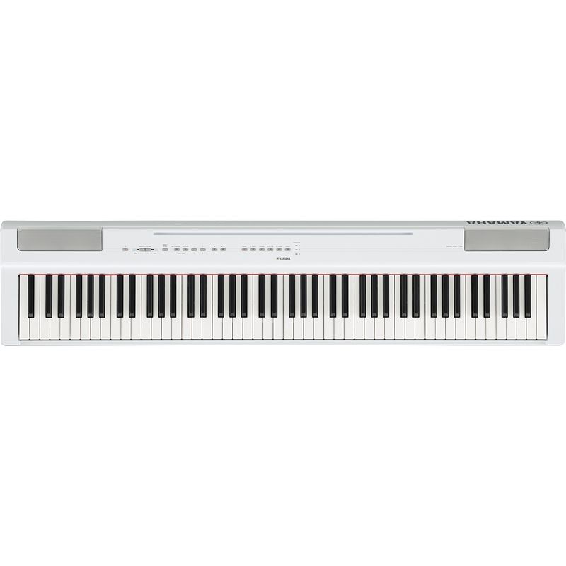 Foto van Yamaha p125a wh digitale piano wit