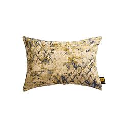 Foto van Ptmd becca green cotton velvet cushion antique l