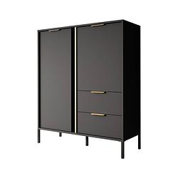 Foto van Meubella dressoir loren - antraciet - 103 cm - hoog - actie