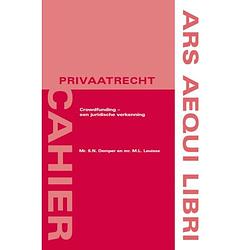 Foto van Crowdfunding - ars aequi cahiers - privaatrecht