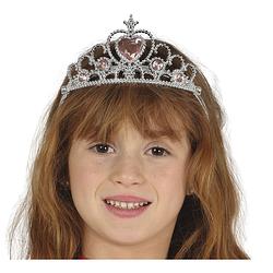 Foto van Fiestas guirca tiara prinses junior zilver one-size