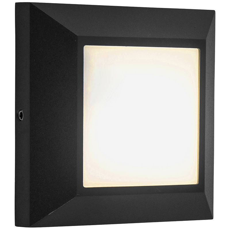 Foto van Lutec helena 6402105012 led-buitenlamp (wand) energielabel: e (a - g) led led 4.5 w zwart