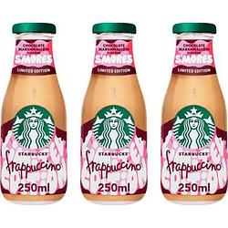 Foto van Starbucks frappuccino coffee drink chocolate marshmallow flavour s'smores limited edition 3 x 250ml bij jumbo