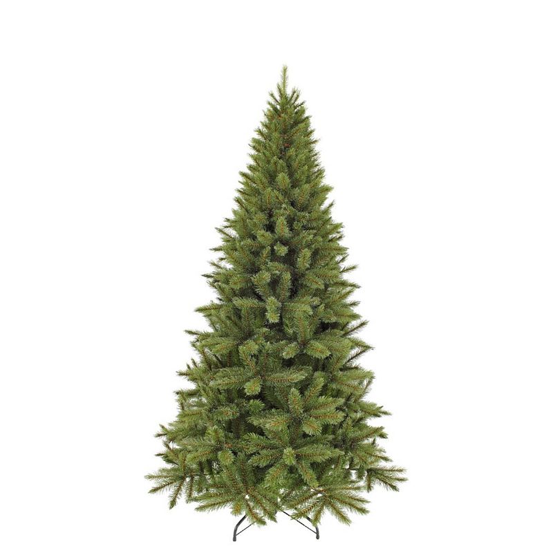 Foto van Triumph tree - forest frosted pine kunstkerstboom groen d117 h215 cm