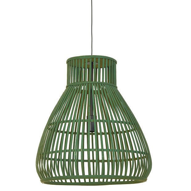 Foto van Light & living - hanglamp timaka - 46x46x51 - groen