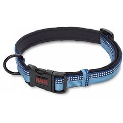 Foto van Halti halsband reflecterend 25-35 cm nylon blauw