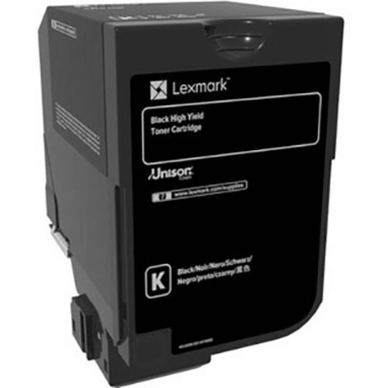 Foto van Lexmark toner cx725 84c0h10 origineel zwart 25000 bladzijden