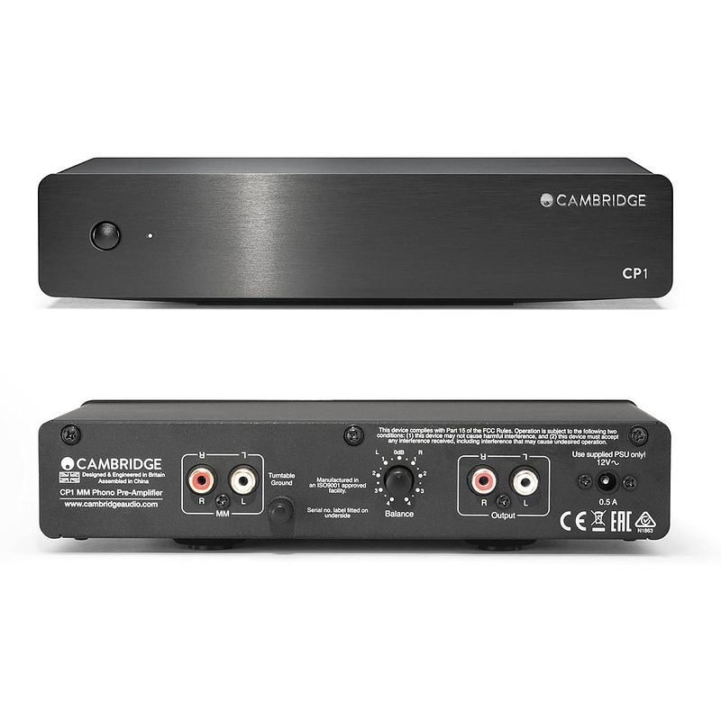 Foto van Cambridge audio cp1 versterker - zwart - 12v