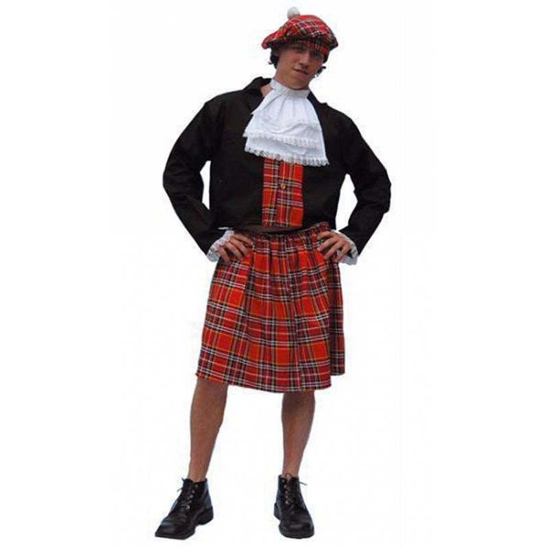 Foto van Schotse kilt kostuum heren 54 (l) - carnavalskostuums