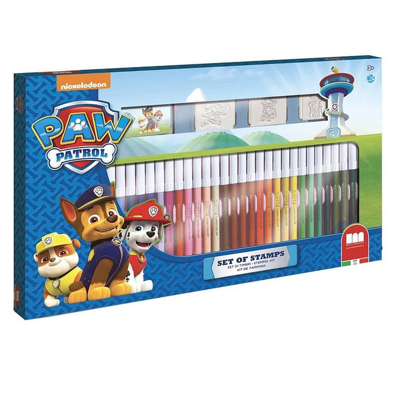 Foto van Multiprint kleurset paw patrol 41-delig blauw