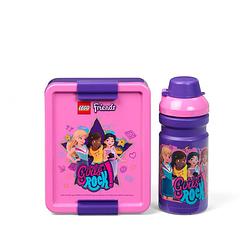 Foto van Lego® friends lunchset - drinkbeker en broodtrommel - paars