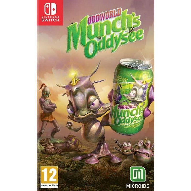 Foto van Oddworld munch's oddysee game switch