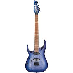 Foto van Ibanez rga42fml blue lagoon burst flat linkshandige elektrische gitaar