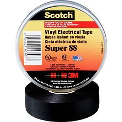 Foto van 3m 3m super88-25x33 isolatietape scotch zwart (l x b) 33 m x 25 mm 1 stuk(s)