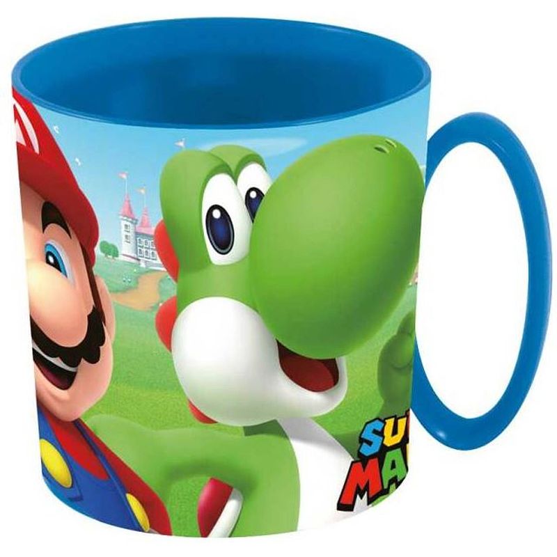 Foto van Stor mok super mario bros junior 350 ml blauw