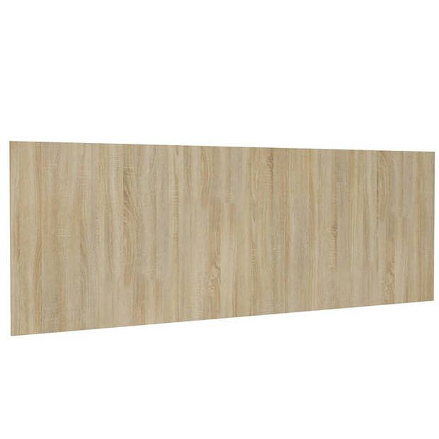 Foto van Vidaxl hoofdbord wandmodel 240x1,5x80 cm bewerkt hout sonoma eiken